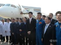 我国自主研制喷气式干线客机C919下线