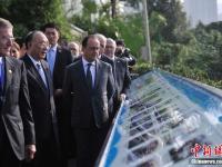 法国总统奥朗德访华 习近平在北京接见