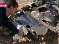 俄媒公布坠毁客机残骸上现可疑“弹孔”