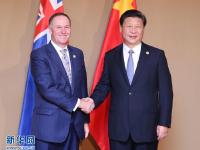  习近平会见新西兰总理约翰·基