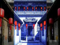 90后宅男用圆珠笔诠释“中国蓝”