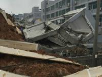 深圳一工业园山体滑坡 多栋建筑被吞没