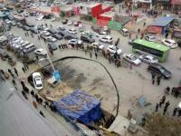 辽宁在建人防工程塌陷 路边汽车被吞没