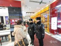 哈尔滨“警花”零下30摄氏度执勤