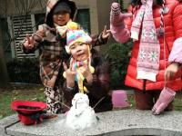 广州60多年来首次飘起鹅毛大雪