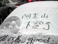广州60多年来首次飘起鹅毛大雪