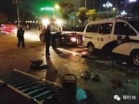 合肥抓65名传销人员遭反抗 警车被砸