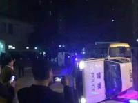 合肥抓65名传销人员遭反抗 警车被砸