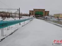 新疆阿勒泰“春分”后出现降雪降温天气