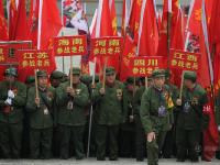 数千名老兵赴广西祭奠对越自卫反击战烈士