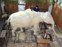吉林博物馆历时四年“复活”亚洲象
