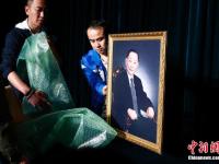 北京京剧院布置灵堂追思京剧大师梅葆玖