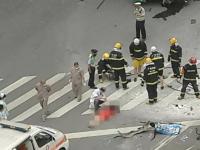 女司机误把油门当刹车 猛撞2辆公交后身亡