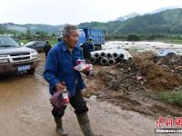 福建南平建阳区发生泥石流 受灾民众等待安置