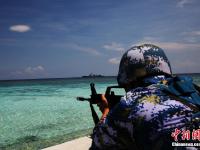 解放军南海舰队远海训练编队巡航南沙