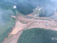 独家航拍福建山体滑坡全景现场