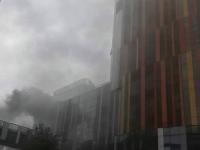 网曝北京三里屯soho突发火灾 现场浓烟滚滚