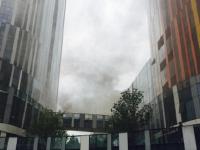 网曝北京三里屯soho突发火灾 现场浓烟滚滚