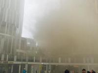 网曝北京三里屯soho突发火灾 现场浓烟滚滚