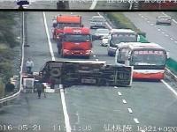 两千公斤小龙虾翻车遭哄抢 民警帮忙捡手被夹肿