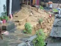 湖南湘西突发特大洪灾 引发山体滑坡