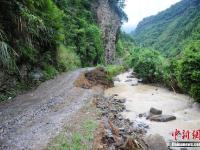 重庆遭暴雨袭击 肥猪被冲跑淹死