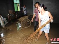 重庆遭暴雨袭击 肥猪被冲跑淹死