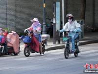 福州发布高温橙色预警 最高温达38℃