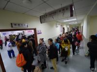 最强雾霾袭济南 500名患儿医院输液