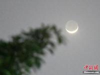 天宇上演“金星合月”美丽天象