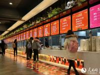 别人家的食堂 长沙一高校食堂装修似咖啡馆
