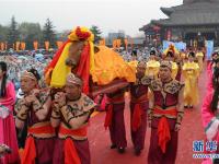  山西洪洞大槐树举行万人寻根祭祖大典