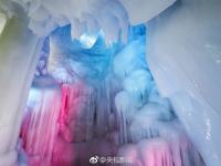  山西：万年冰洞 冰雕玉砌如梦幻城堡