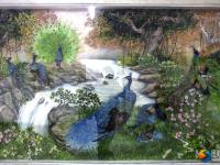 省级非遗羽画传承人何斌阳“爱我邵阳”山水画展举办