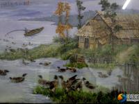 省级非遗羽画传承人何斌阳“爱我邵阳”山水画展举办