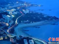 厦门夜景流光溢彩