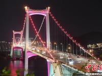 厦门夜景流光溢彩