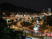 厦门夜景流光溢彩