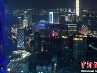 厦门夜景流光溢彩