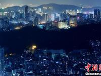 厦门夜景流光溢彩