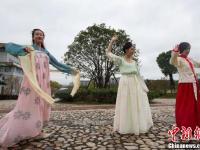 南京邮电大学120岁“丹桂”飘香 学生着汉服赏花吟诗