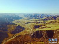 航拍红召九龙湾秋色正浓