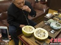 市民一只西瓜放3年 外皮完好里边种子发芽