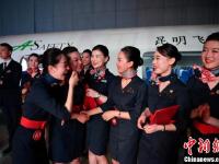 云南空姐空少实景演练比拼业务技能