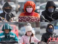 寒潮来袭多地降温明显 太原民众裹厚衣出行