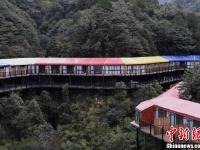 重庆现临崖酒店 宛如山间彩虹
