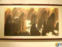 何建国书画展：幅幅佳作还乡情