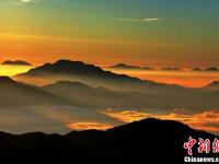 福建周宁现云海美景