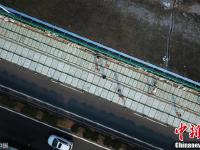 全球首条光伏公路现身济南 汽车可边跑边充电