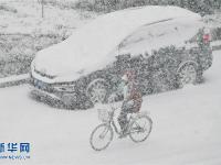  山东烟台普降大雪